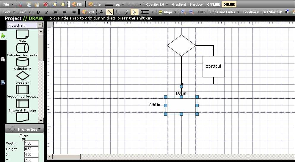 MS Word Project Draw