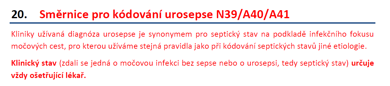 . uzavřeno jako urosepse na