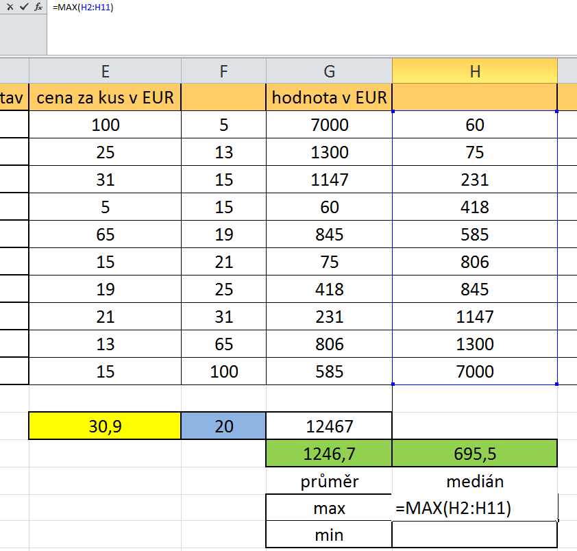 Pokročilé použití MS Excel při tvorbě elektronických výukových materiálů 26 5.