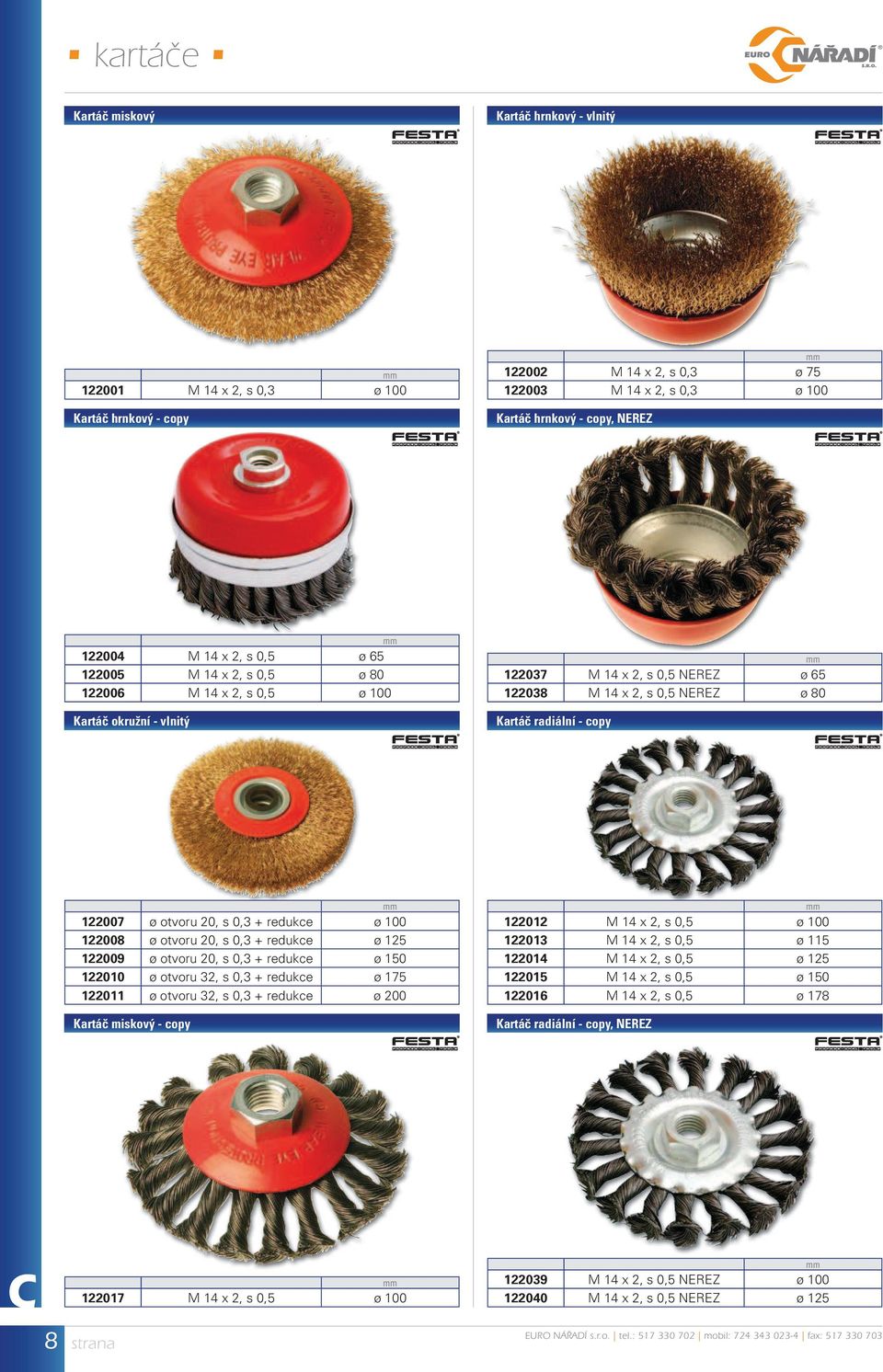 otvoru 20, s 0,3 + redukce ø 100 122008 ø otvoru 20, s 0,3 + redukce ø 125 122009 ø otvoru 20, s 0,3 + redukce ø 150 122010 ø otvoru 32, s 0,3 + redukce ø 175 122011 ø otvoru 32, s 0,3 + redukce ø