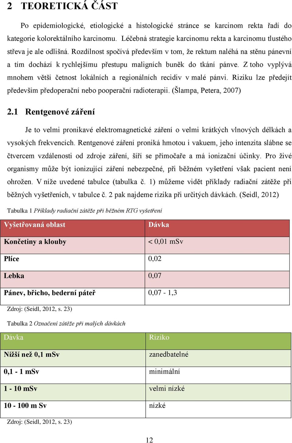 Rozdílnost spočívá především v tom, že rektum naléhá na stěnu pánevní a tím dochází k rychlejšímu přestupu maligních buněk do tkání pánve.