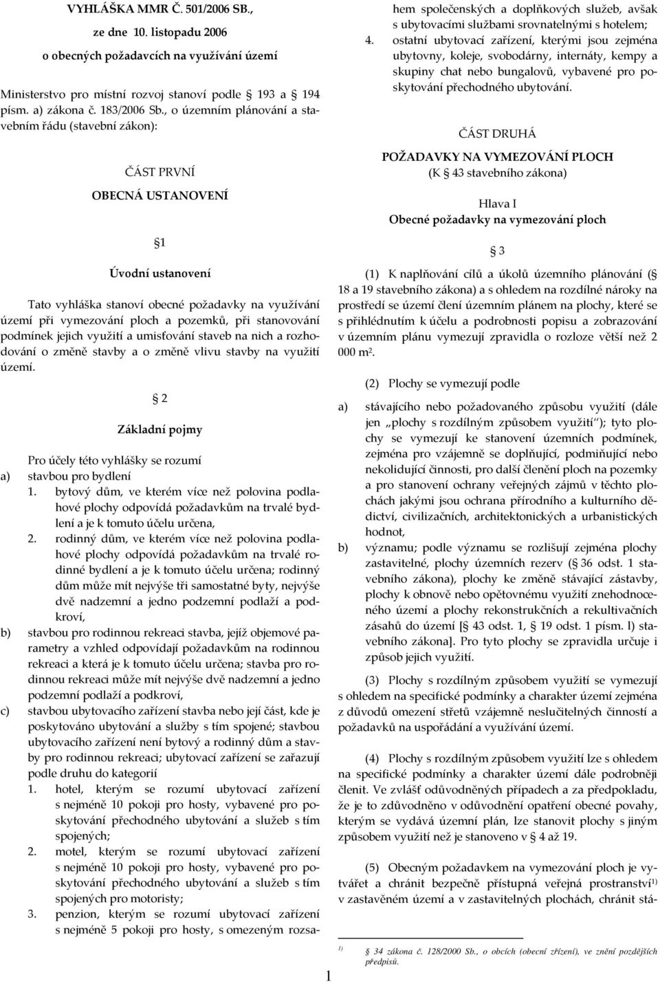 stanovování podmínek jejich využití a umisťování staveb na nich a rozhodování o změně stavby a o změně vlivu stavby na využití území.