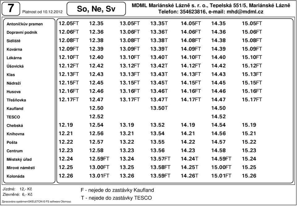 47 13.17 13.47 14.17 14.47 15.17 12.50 13.50 14.50 12.52 14.52 12.19 12.54 13.19 13.52 14.19 14.54 15.19 Knihovna 12.21 12.56 13.21 13.54 14.21 14.56 15.21 Pošta 12.22 12.57 13.22 13.55 14.22 14.