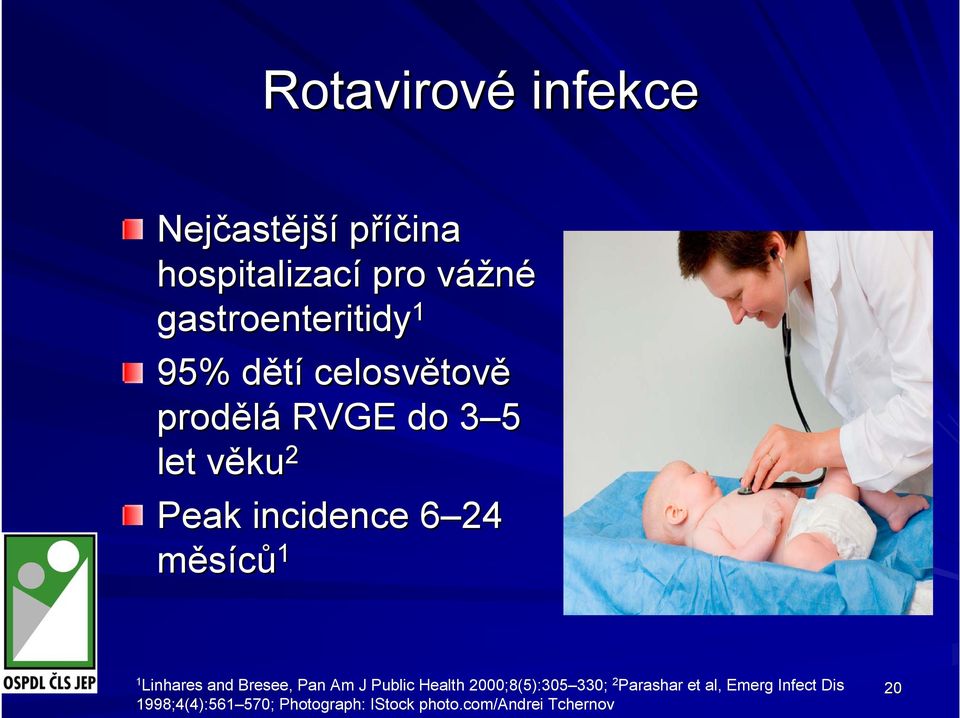 měsíců 1 1 Linhares and Bresee, Pan Am J Public Health 2000;8(5):305 330; 2 Parashar