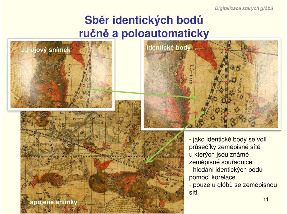 kterých jsou známé zeměpisné souřadnice - hledání