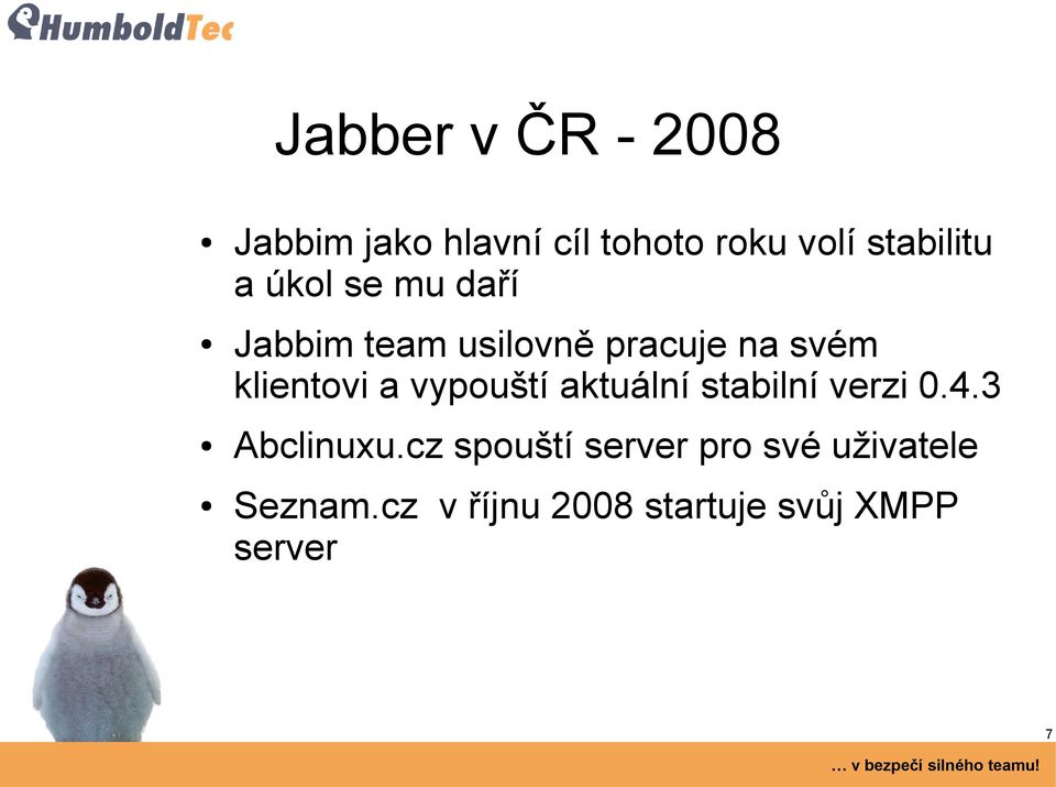 klientovi a vypouští aktuální stabilní verzi 0.4.3 Abclinuxu.