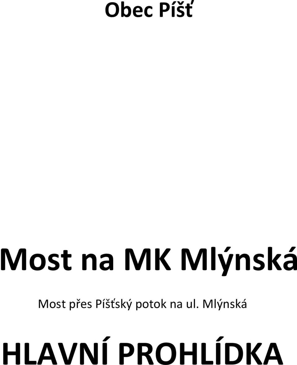 Píšťský potok na ul.