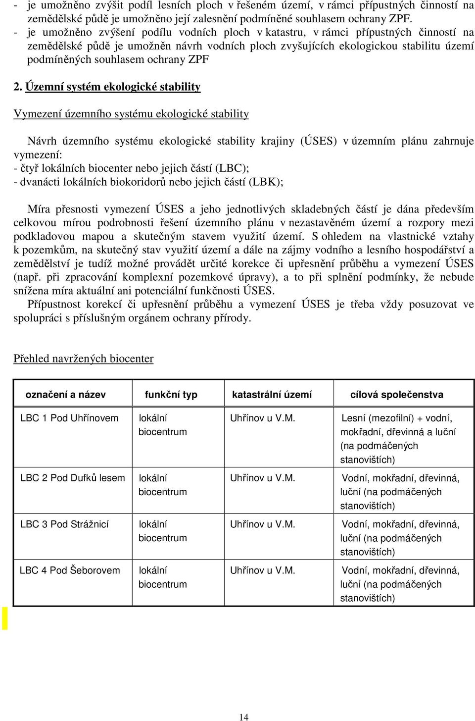 ochrany ZPF 2.