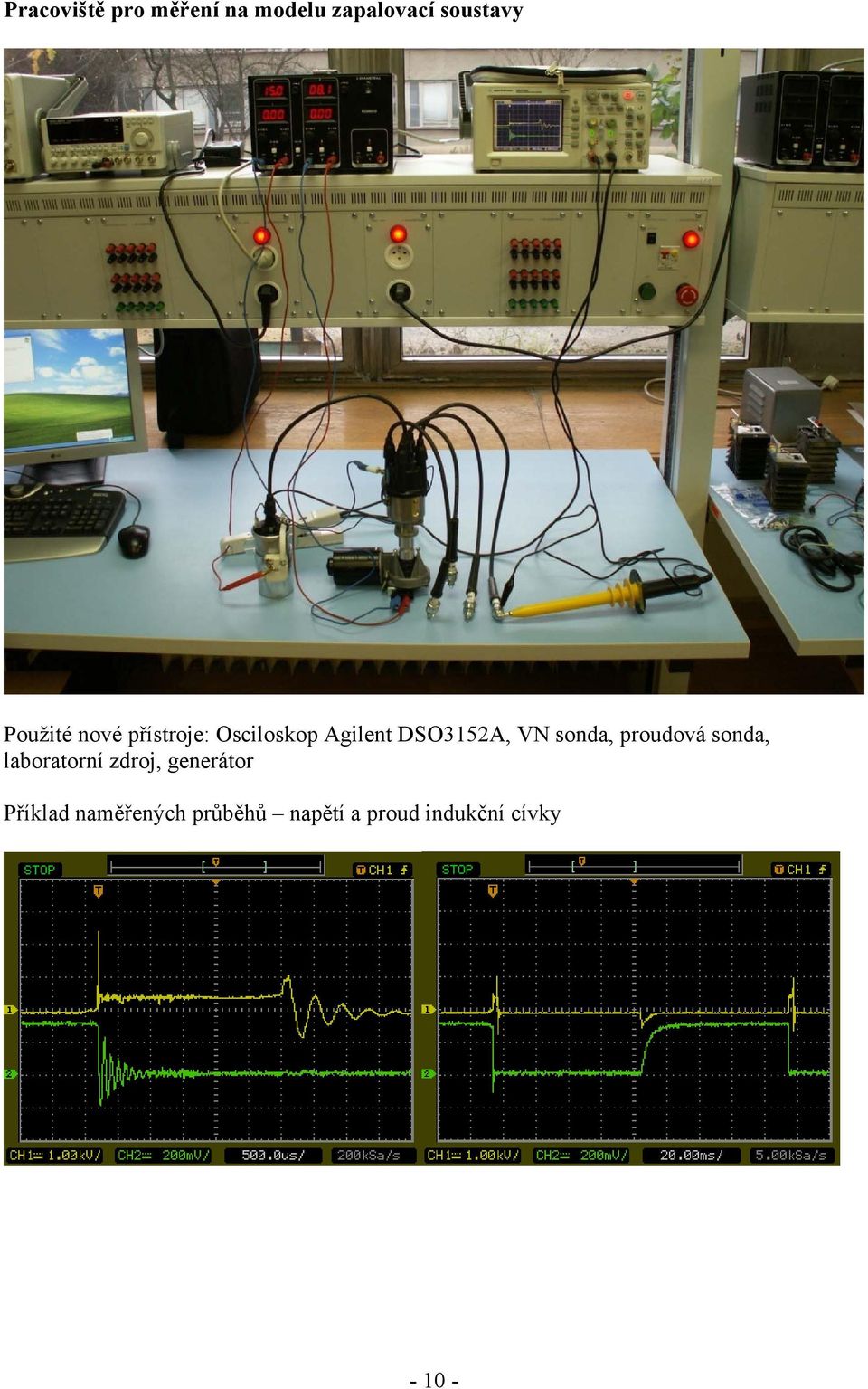 sonda, proudová sonda, laboratorní zdroj, generátor