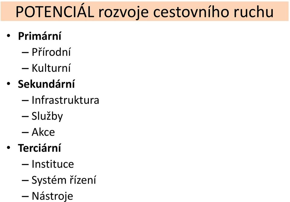 Sekundární Infrastruktura Služby