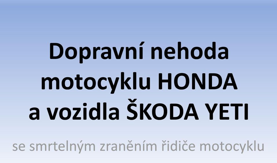 vozidla ŠKODA YETI se