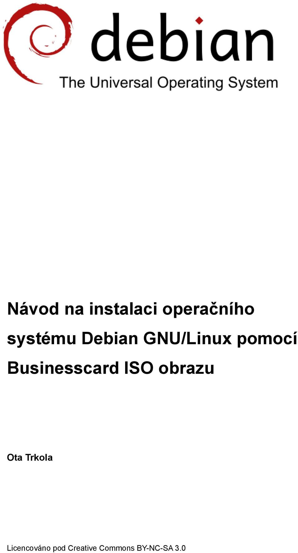 Businesscard ISO obrazu Ota Trkola