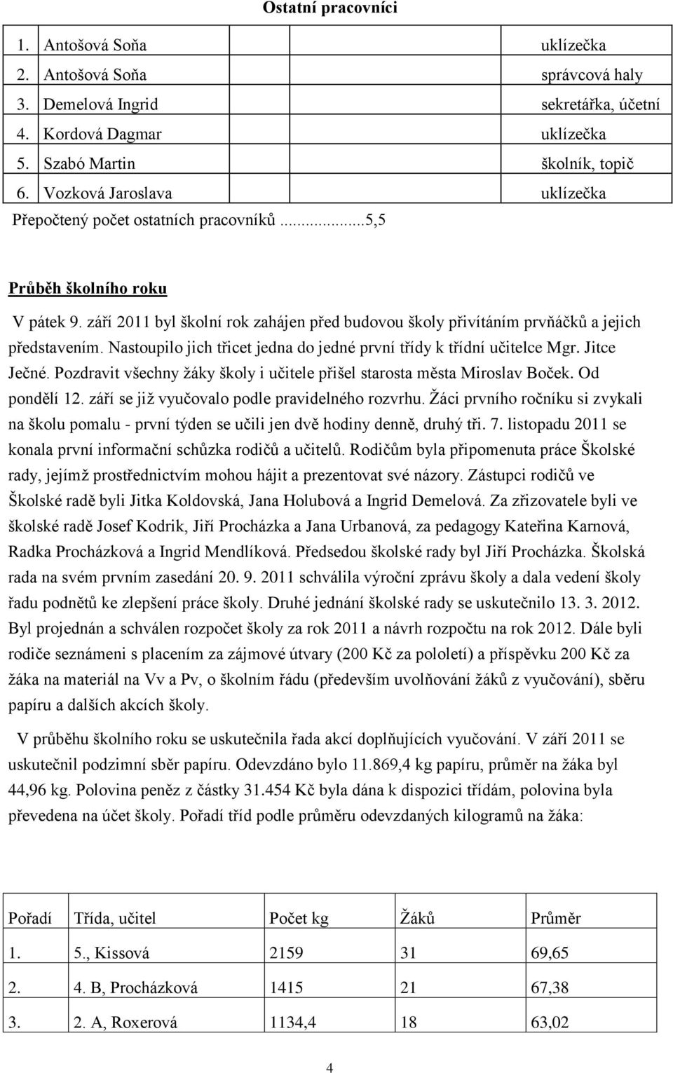 Nastoupilo jich třicet jedna do jedné první třídy k třídní učitelce Mgr. Jitce Ječné. Pozdravit všechny žáky školy i učitele přišel starosta města Miroslav Boček. Od pondělí 12.