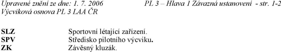 str. 1-2 SLZ SPV ZK Sportovní létající