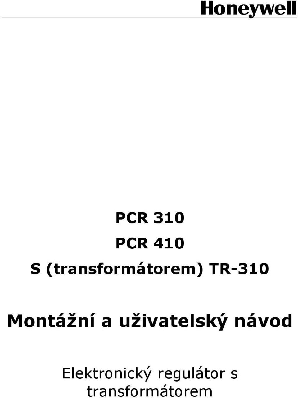 Montážní a uživatelský návod