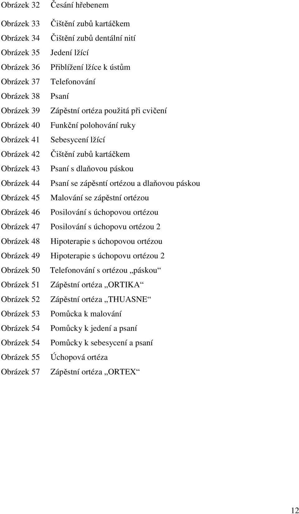 zápěsntí ortézou a dlaňovou páskou Obrázek 45 Malování se zápěstní ortézou Obrázek 46 Posilování s úchopovou ortézou Obrázek 47 Posilování s úchopovu ortézou 2 Obrázek 48 Hipoterapie s úchopovou