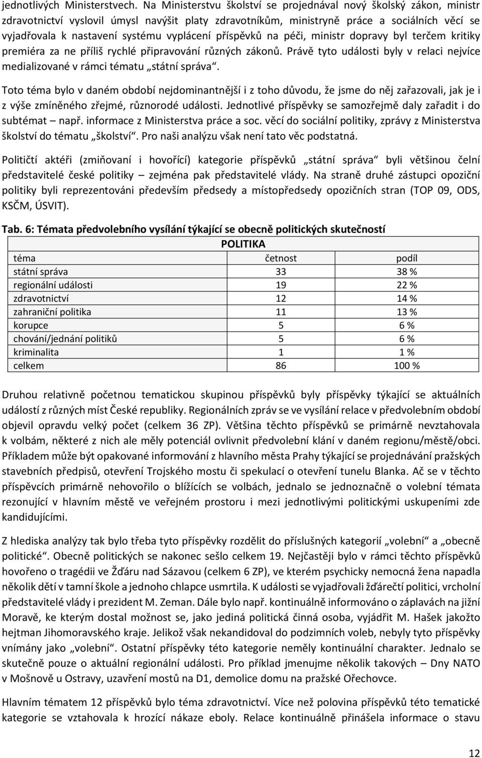 vyplácení příspěvků na péči, ministr dopravy byl terčem kritiky premiéra za ne příliš rychlé připravování různých zákonů.