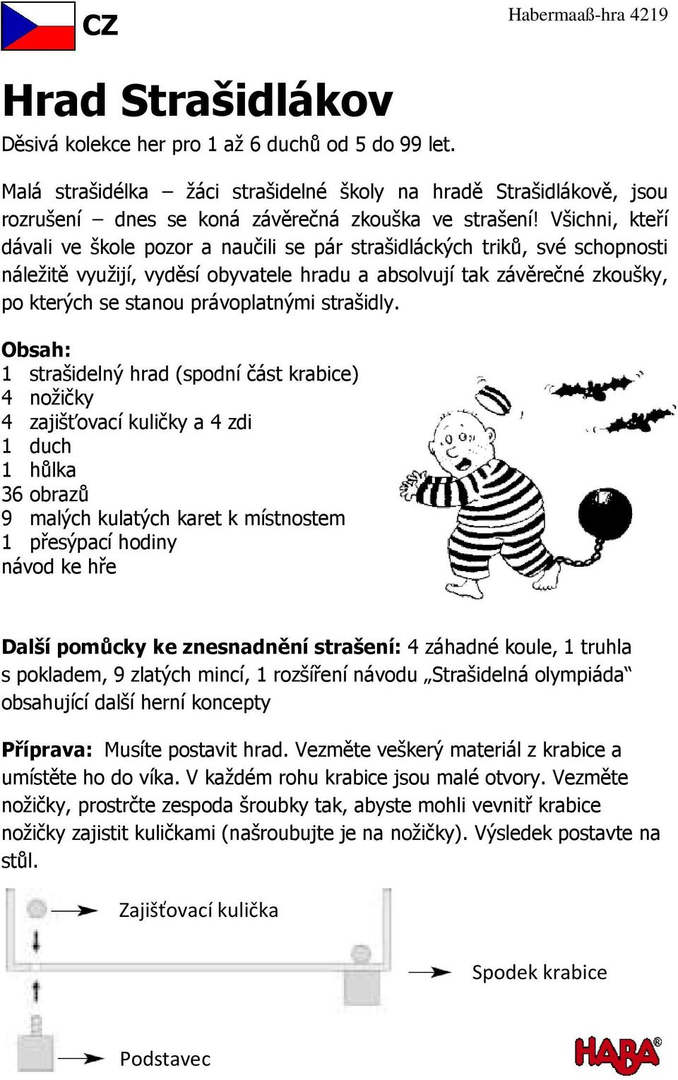 Všichni, kteří dávali ve škole pozor a naučili se pár strašidláckých triků, své schopnosti náležitě využijí, vyděsí obyvatele hradu a absolvují tak závěrečné zkoušky, po kterých se stanou