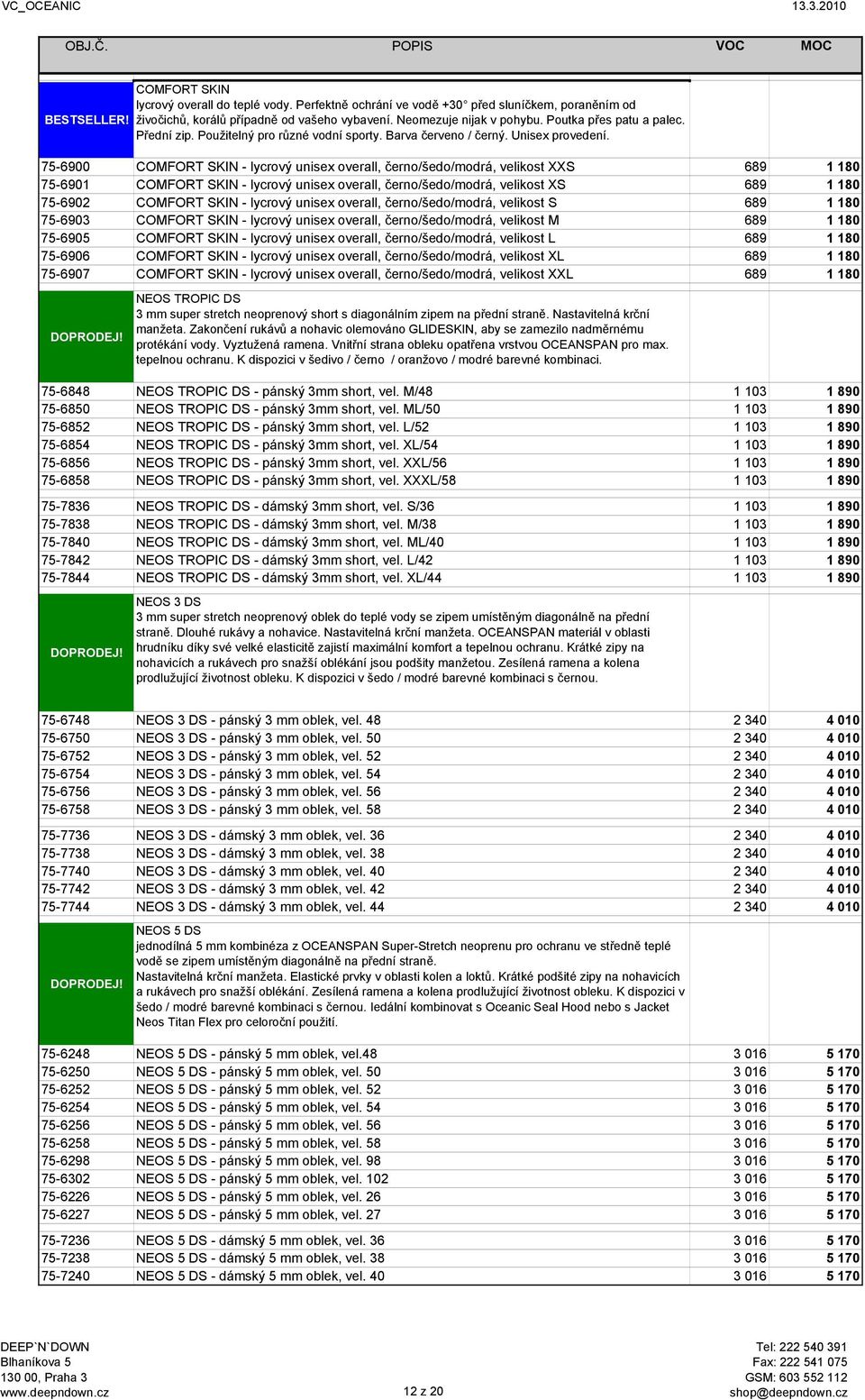 75-6900 COMFORT SKIN - lycrový unisex overall, černo/šedo/modrá, velikost XXS 689 1 180 75-6901 COMFORT SKIN - lycrový unisex overall, černo/šedo/modrá, velikost XS 689 1 180 75-6902 COMFORT SKIN -