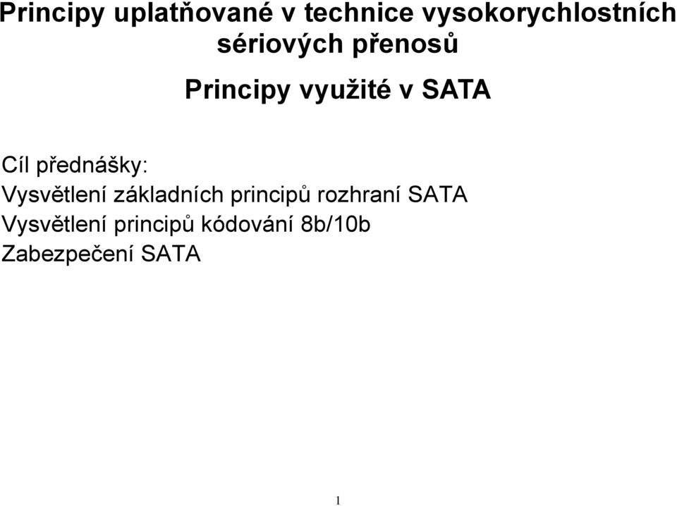 přednášky: Vysvětlení základních principů rozhraní