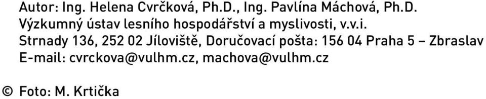 Výzkumný ústav lesního hospodářství a mysliv