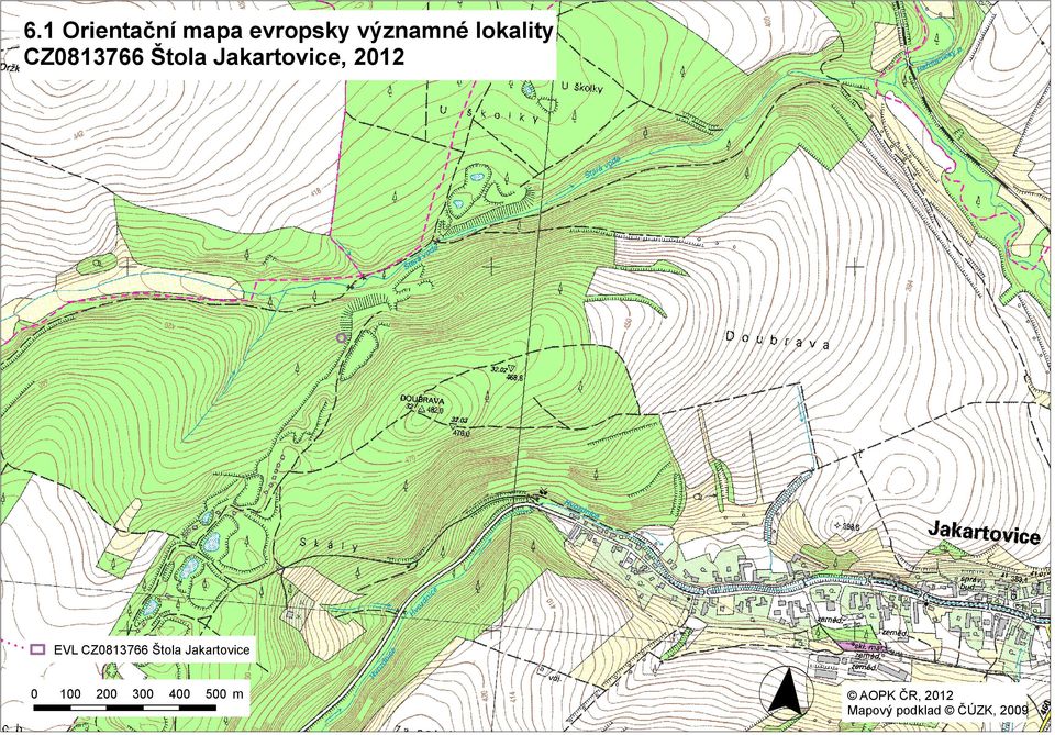 EVL CZ0813766 Štola Jakartovice 0 100 200