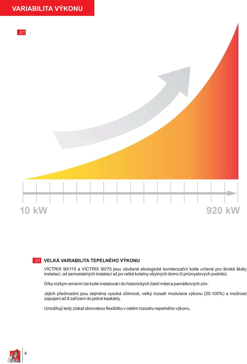 instalací, od samostatných instalací až po velké kotelny obytných domù èi prùmyslových podnikù.