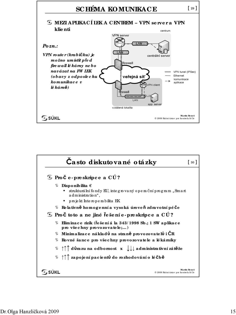 Disponibilita strukturální fondy EU, integrovaný operační program Smart administration, projekt Interoperabilita EK Relativně homogenní a vysoká úroveň zdravotní péče Proč toto a ne jiné řešení