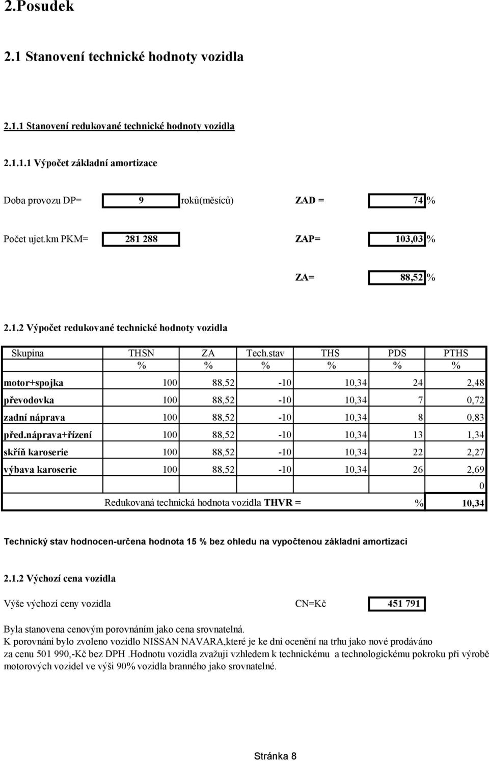 stav THS PDS PTHS % % % % % % motor+spojka 100 88,52-10 10,34 24 2,48 převodovka 100 88,52-10 10,34 7 0,72 zadní náprava 100 88,52-10 10,34 8 0,83 před.