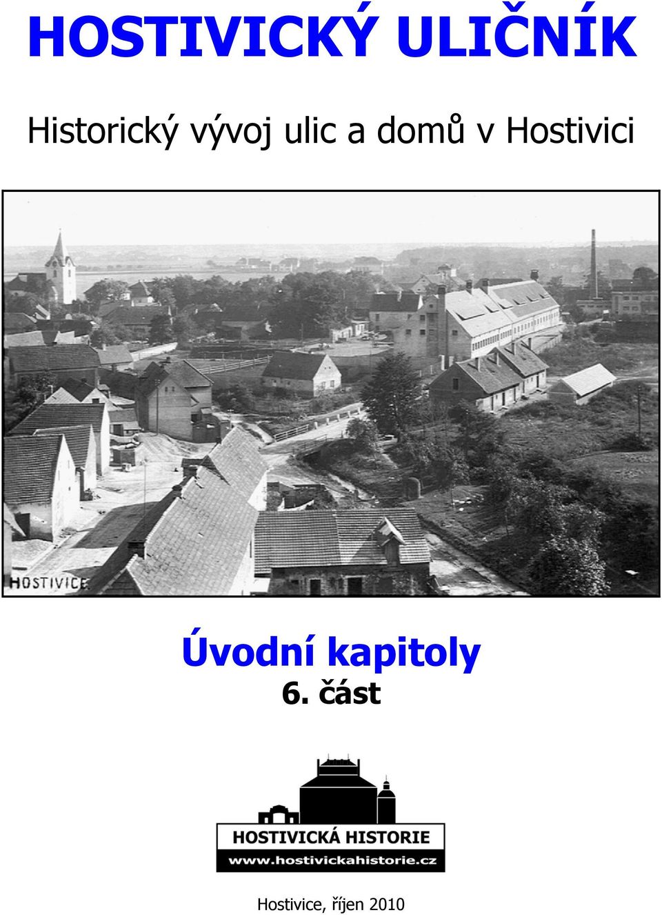 domů v Hostivici Úvodní