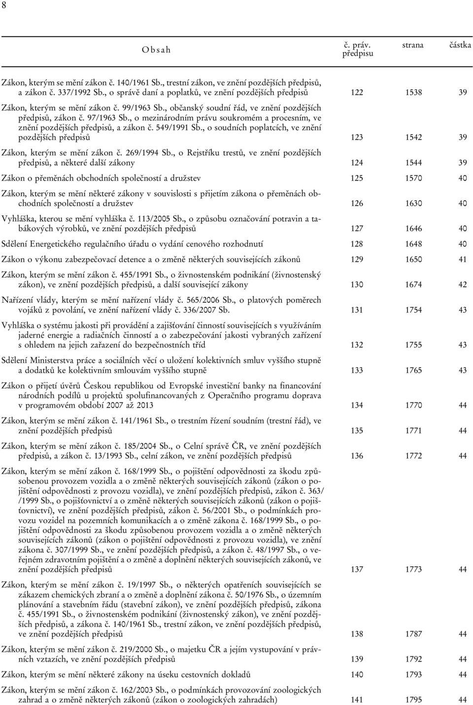 , o mezinárodním právu soukromém a procesním, ve znění pozdějších předpisů, a zákon č. 549/1991 Sb.