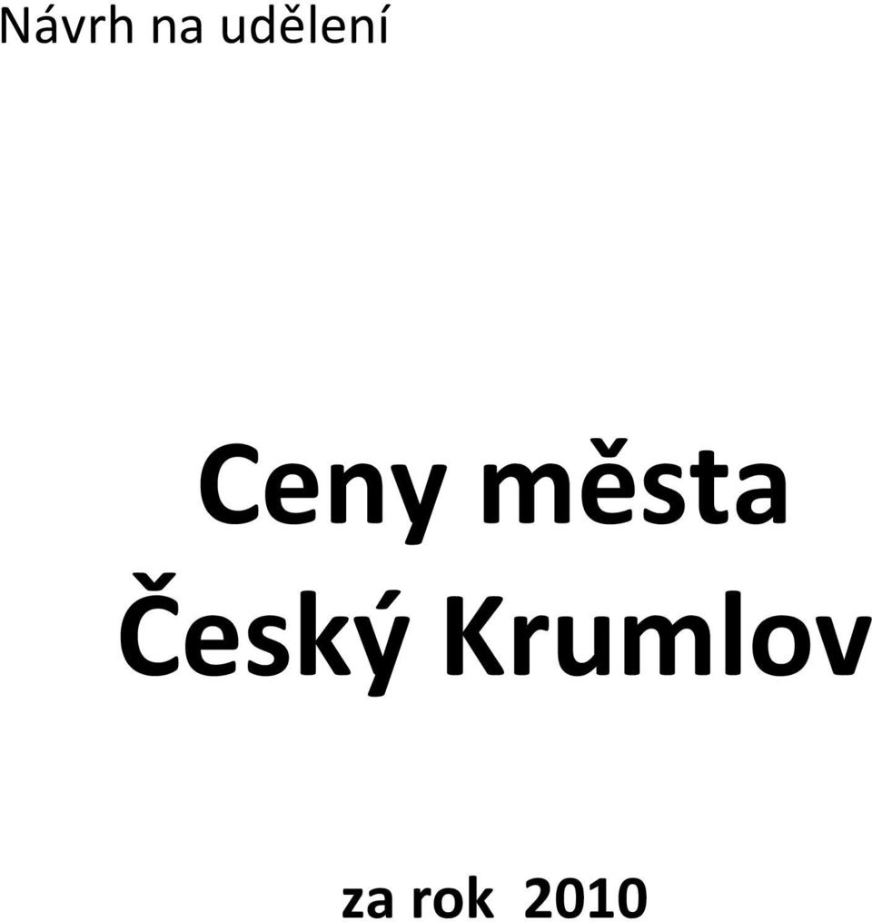 města Český