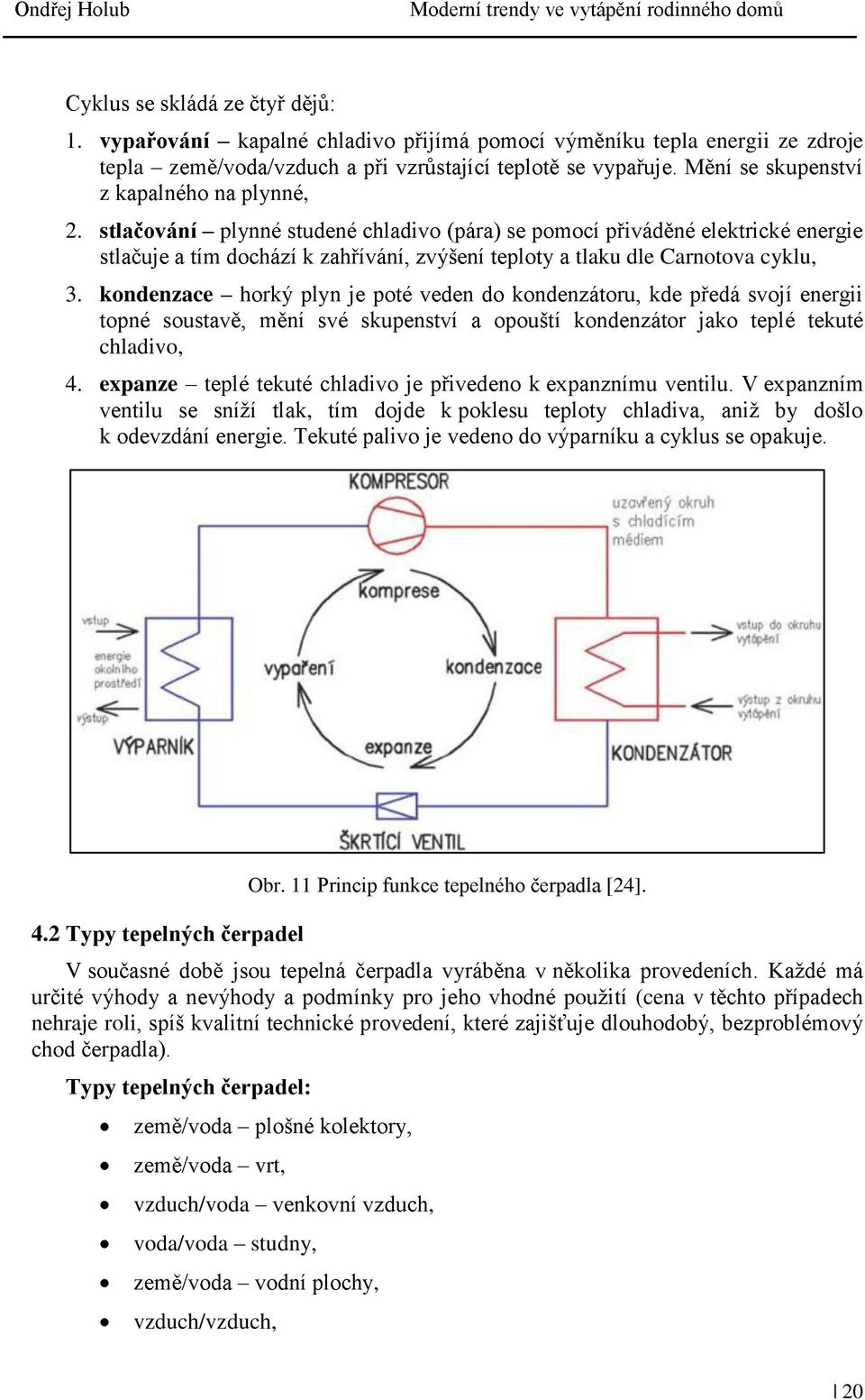 kondenzace h chladivo, 4.