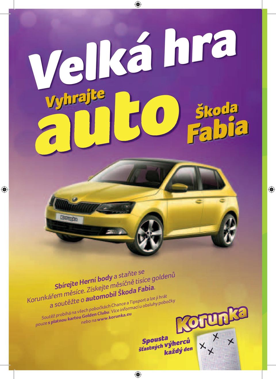 automobil Škoda Fabia s platnou