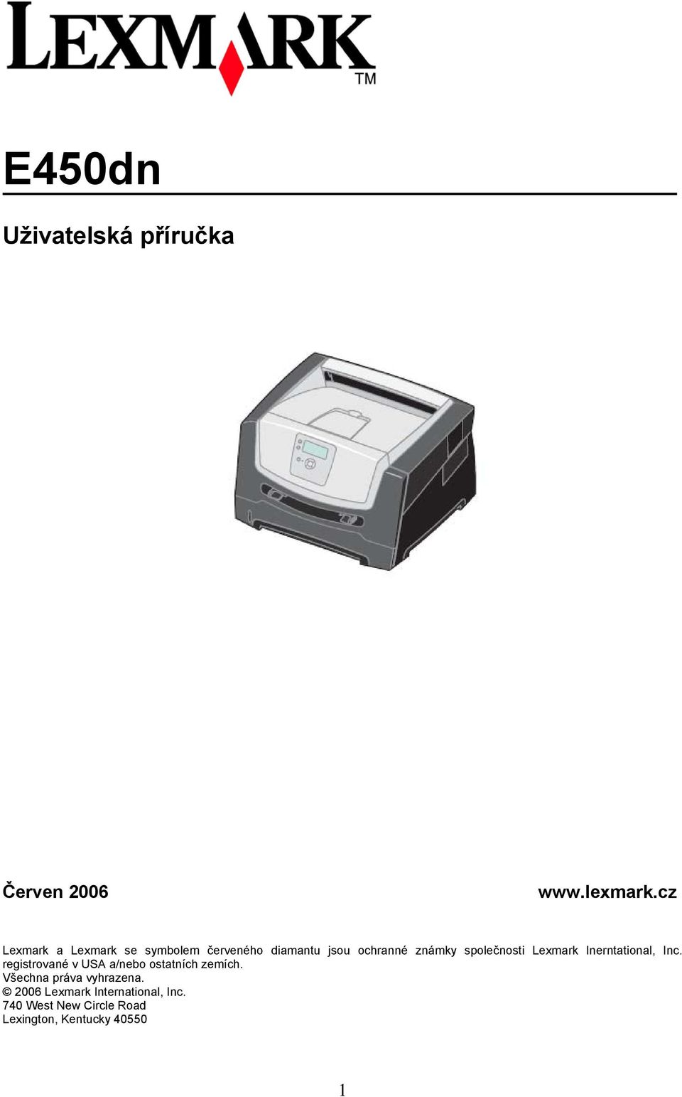 společnosti Lexmark Inerntational, Inc.