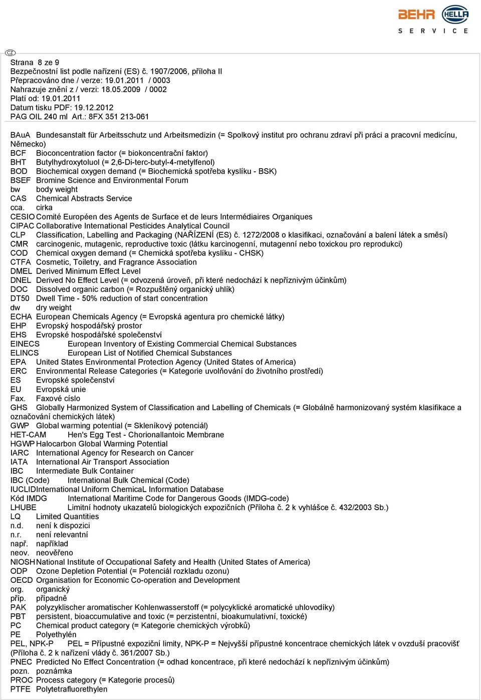 Chemical Abstracts Service cca.