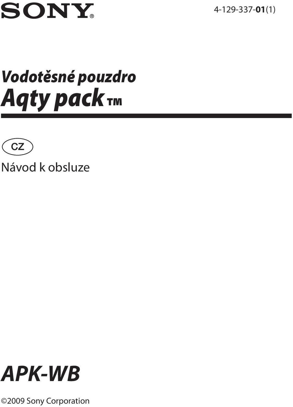 Aqty pack Návod k