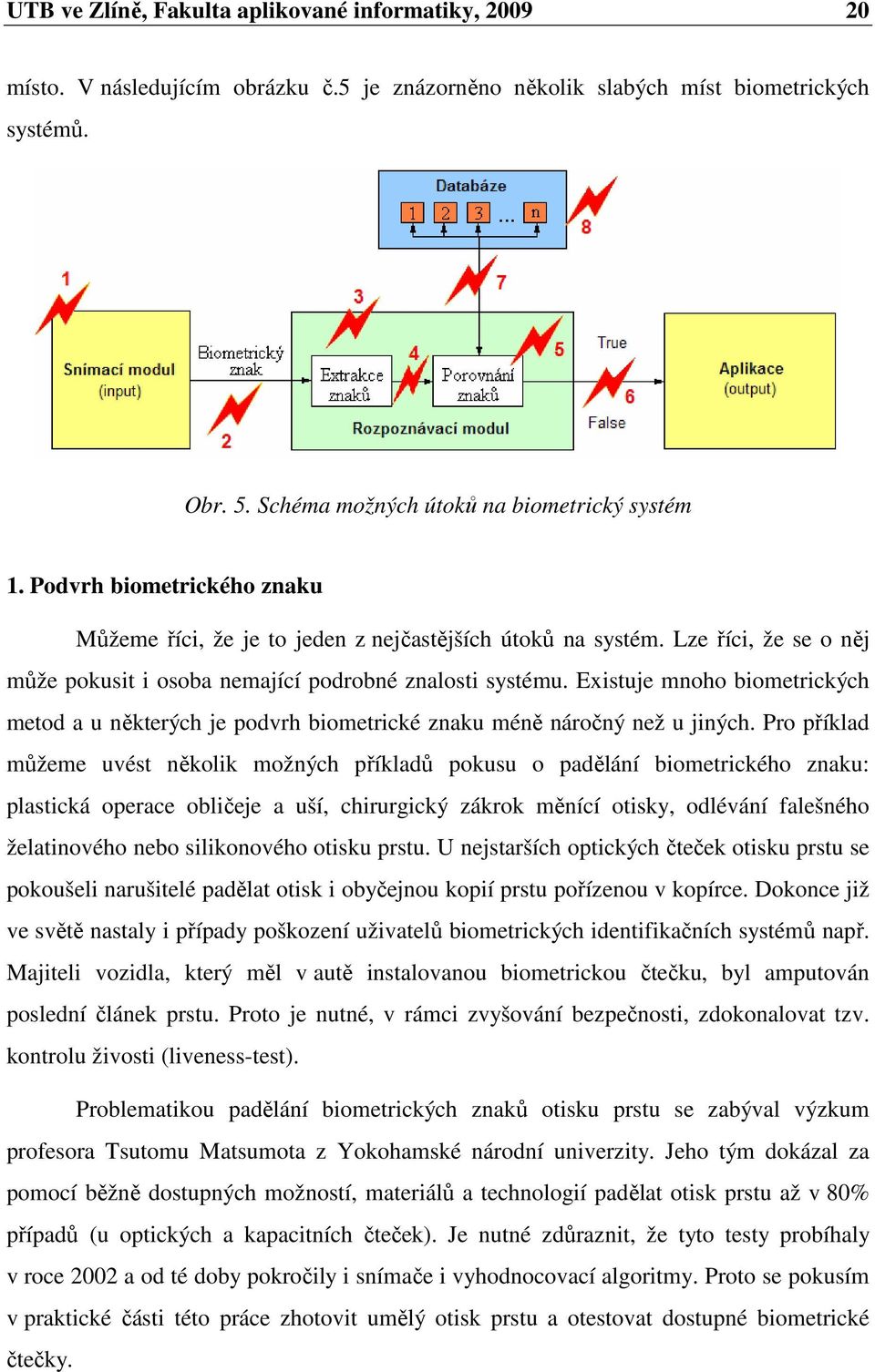 Existuje mnoho biometrických metod a u některých je podvrh biometrické znaku méně náročný než u jiných.