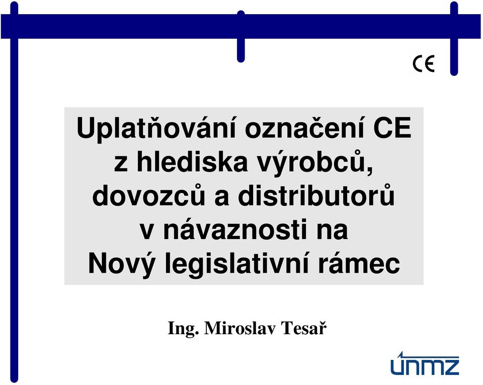 distributorů v návaznosti na