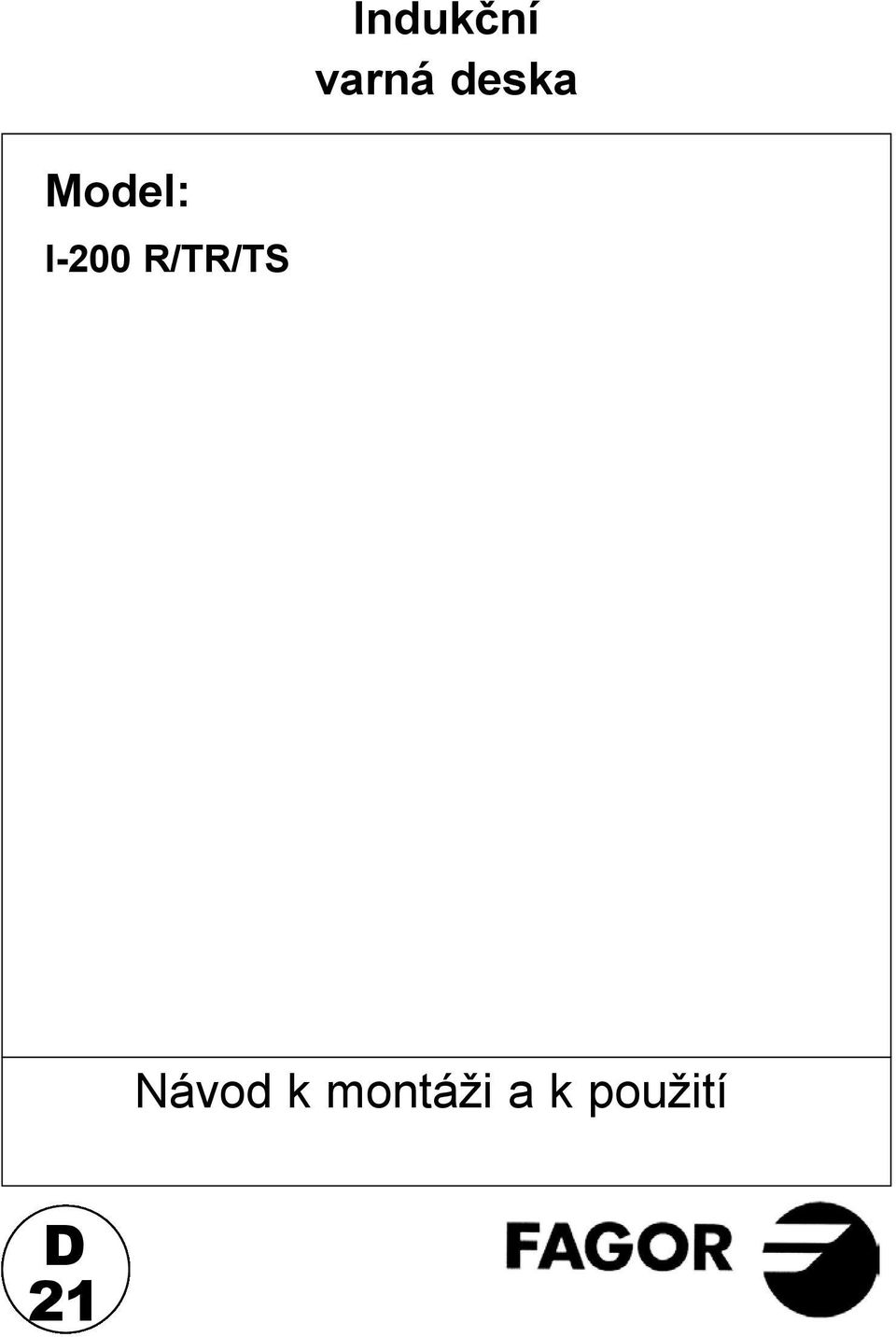 R/TR/TS Návod k