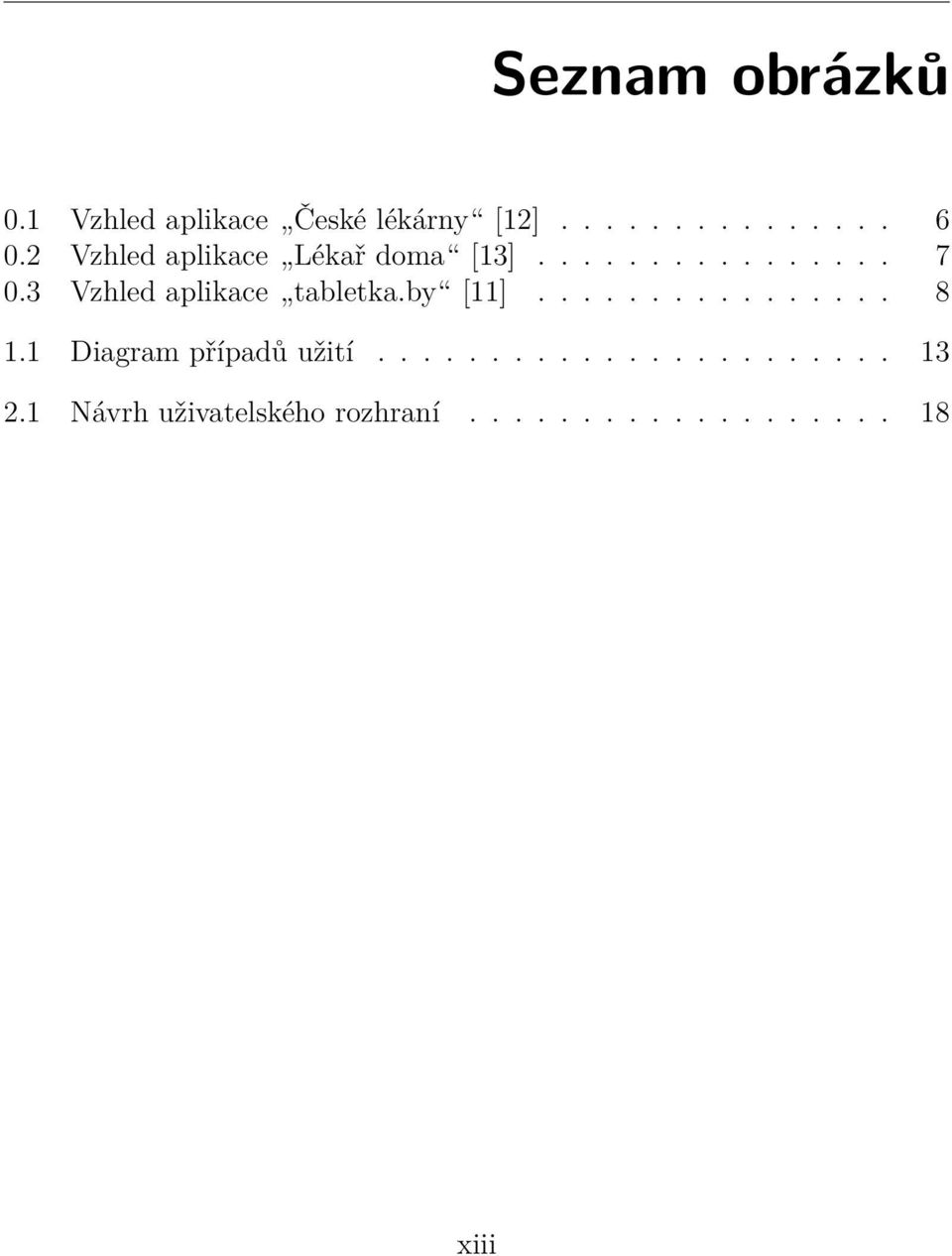 3 Vzhled aplikace tabletka.by [11]................ 8 1.