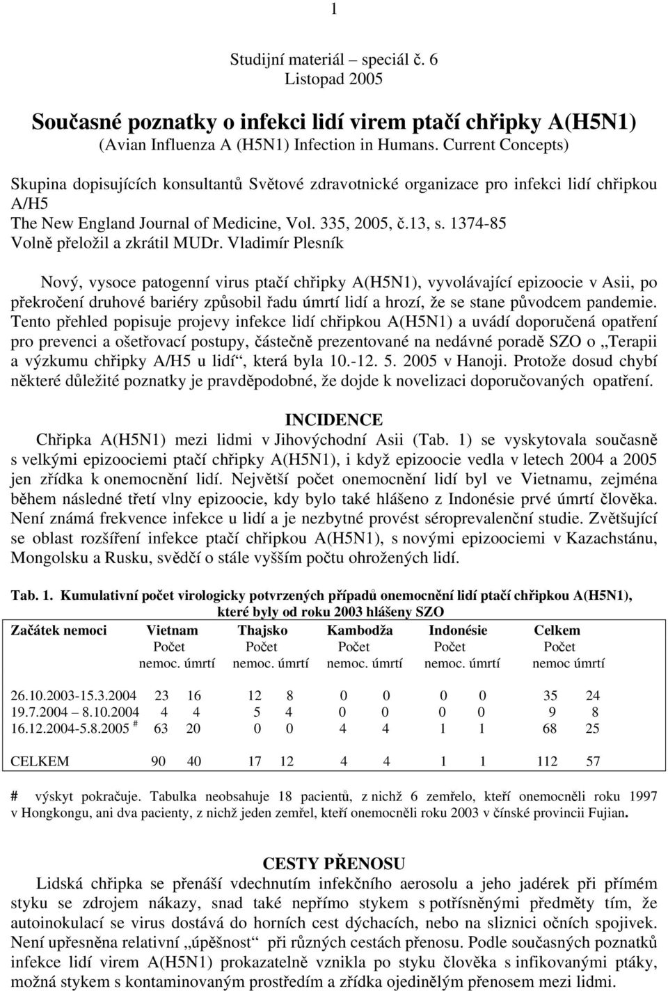 1374-85 Volně přeložil a zkrátil MUDr.