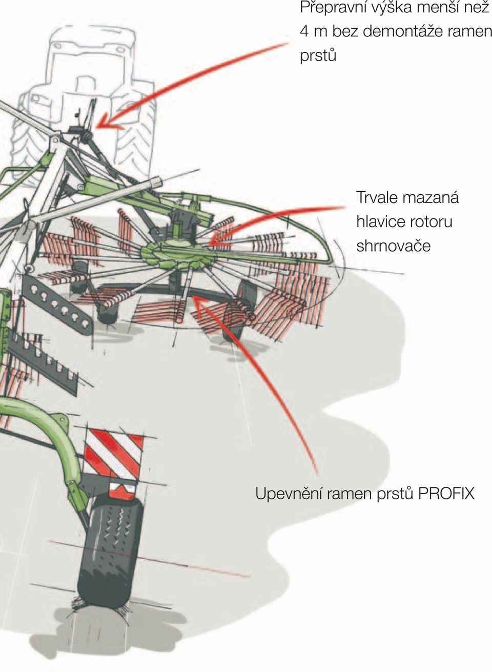 Trvale mazaná hlavice rotoru