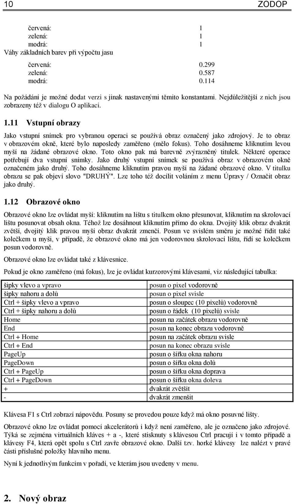 Je to obraz v obrazovém okně, které bylo naposledy zaměřeno (mělo fokus). Toho dosáhneme kliknutím levou myší na ţádané obrazové okno. Toto okno pak má barevně zvýrazněný titulek.