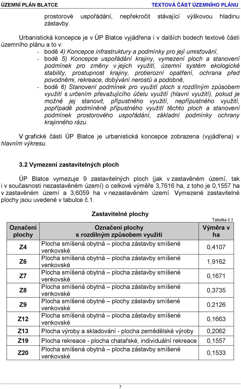 krajiny, vymezení ploch a stanovení podmínek pro změny v jejich využití, územní systém ekologické stability, prostupnost krajiny, protierozní opatření, ochrana před povodněmi, rekreace, dobývání