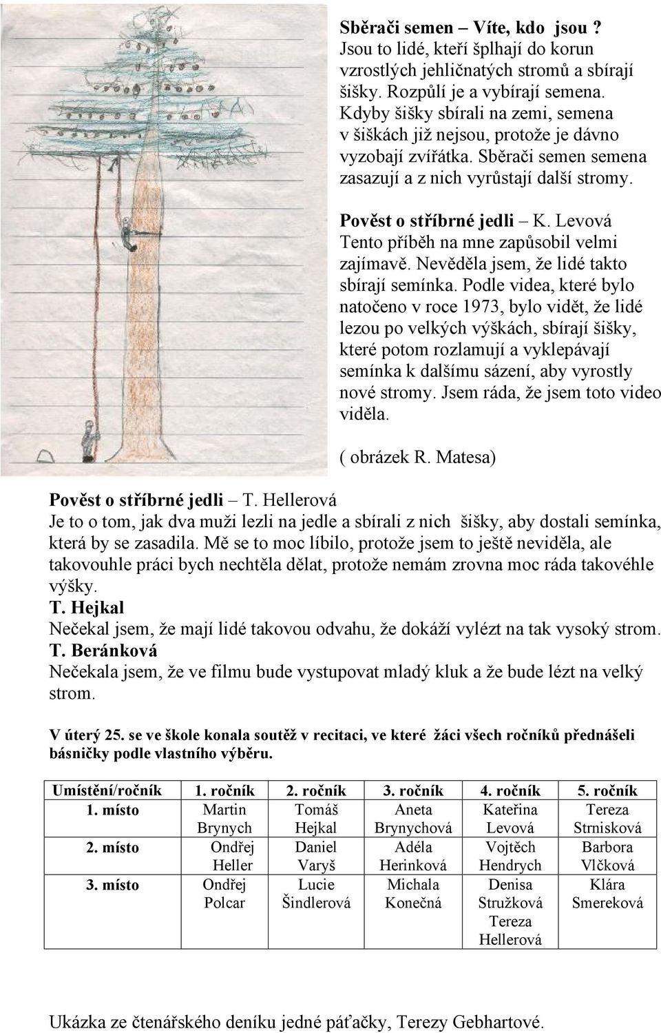 Levová Tento příběh na mne zapůsobil velmi zajímavě. Nevěděla jsem, že lidé takto sbírají semínka.