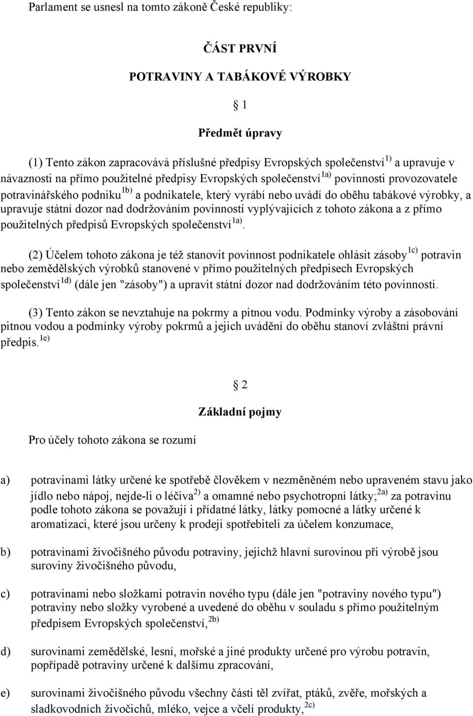 státní dozor nad dodržováním povinností vyplývajících z tohoto zákona a z přímo použitelných předpisů Evropských společenství 1.