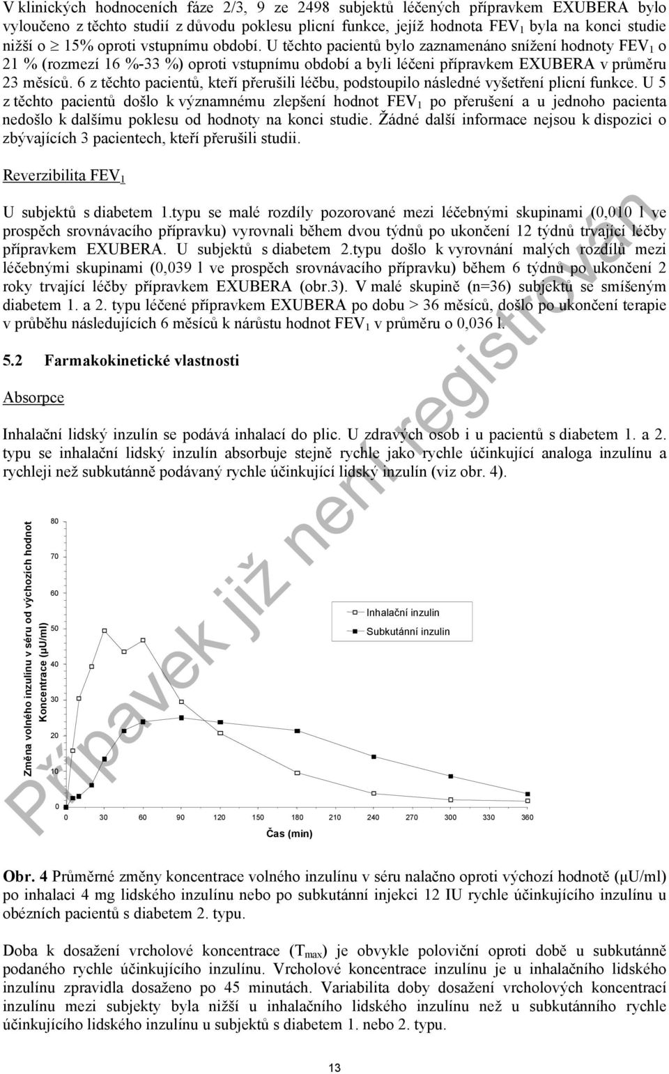 6 z těchto pacientů, kteří přerušili léčbu, podstoupilo následné vyšetření plicní funkce.