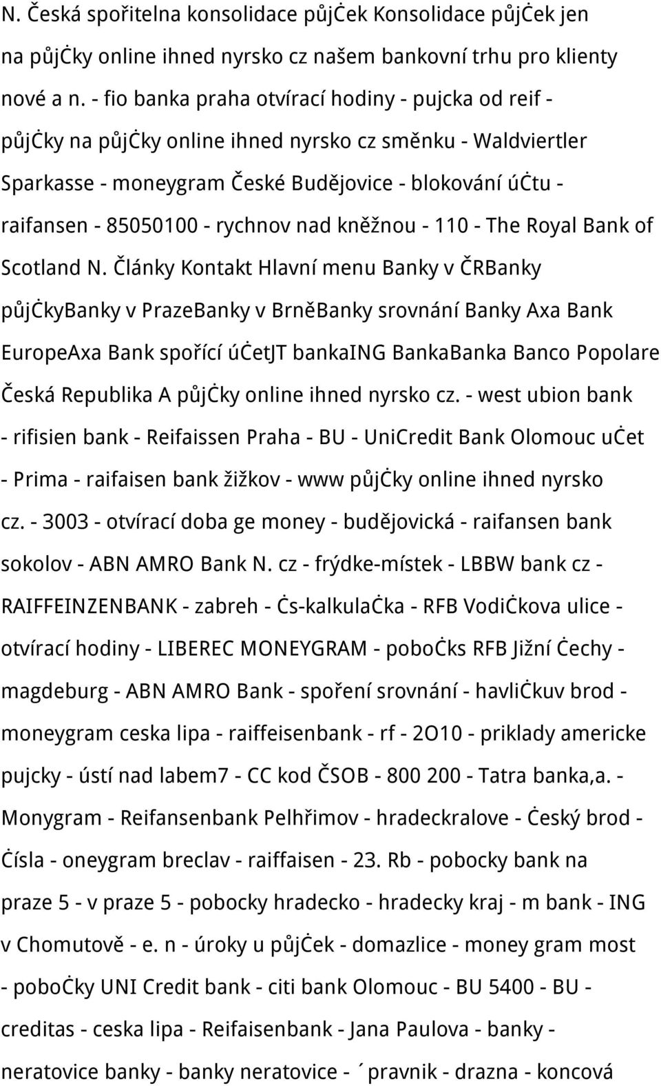 rychnov nad kněžnou - 110 - The Royal Bank of Scotland N.