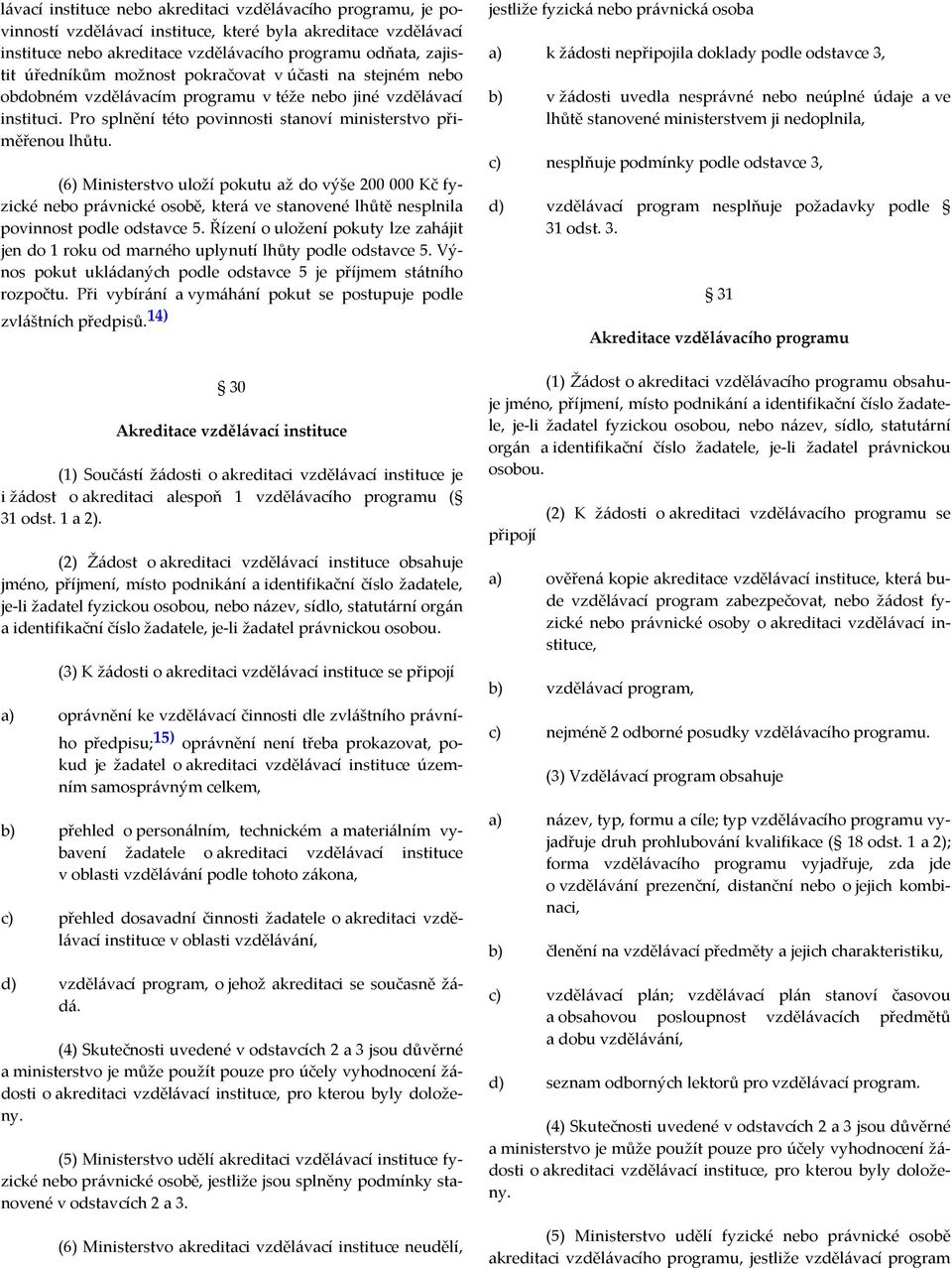 (6) Ministerstvo uloží pokutu až do výše 200 000 Kč fyzické nebo právnické osobě, která ve stanovené lhůtě nesplnila povinnost podle odstavce 5.